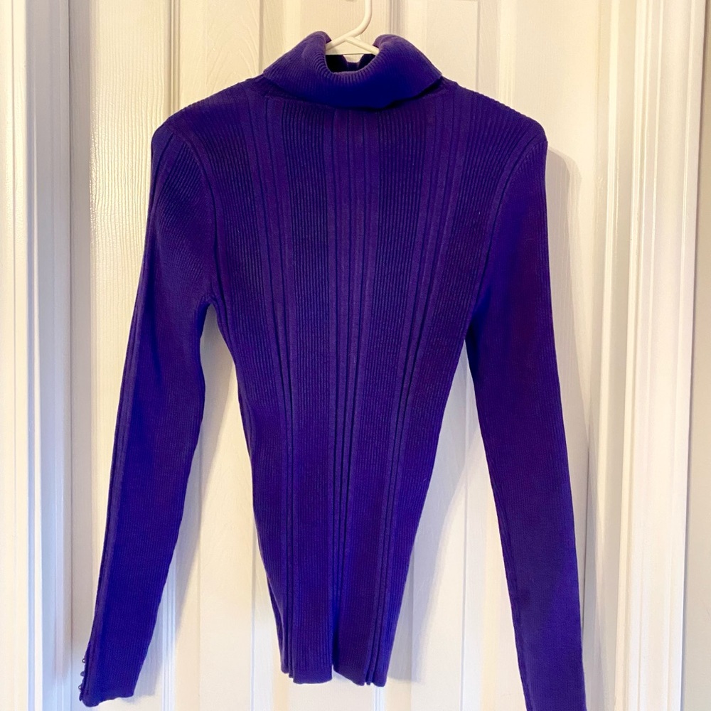 WHBM® Super Slimming & Sexy Purple Turtleneck